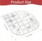 Curved Corner Cutter Acrylic Quilt Ruler – Precision Patchwork Sewing Template for Quilting & DIY Projects